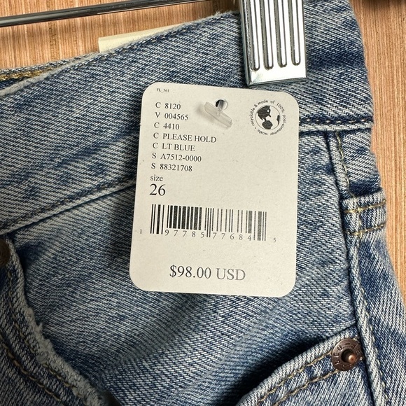 LEVI’S Denim Maxi Skirt, Sold at Free People, Size 26 (v) - Picture 8 of 14